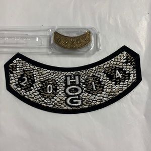 Harley-Davidson HOG member exclusive pin/patch combo 2014 edition